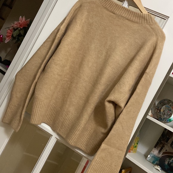 Last 1🔥 ZARA oversized soft knit wool blend v-neck sweater blogger favorite - Picture 5 of 6